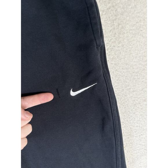 Nike Jogger Sweatpants Mens Medium Black 826431 Tapered Gym Workout READ - Picture 4 of 16
